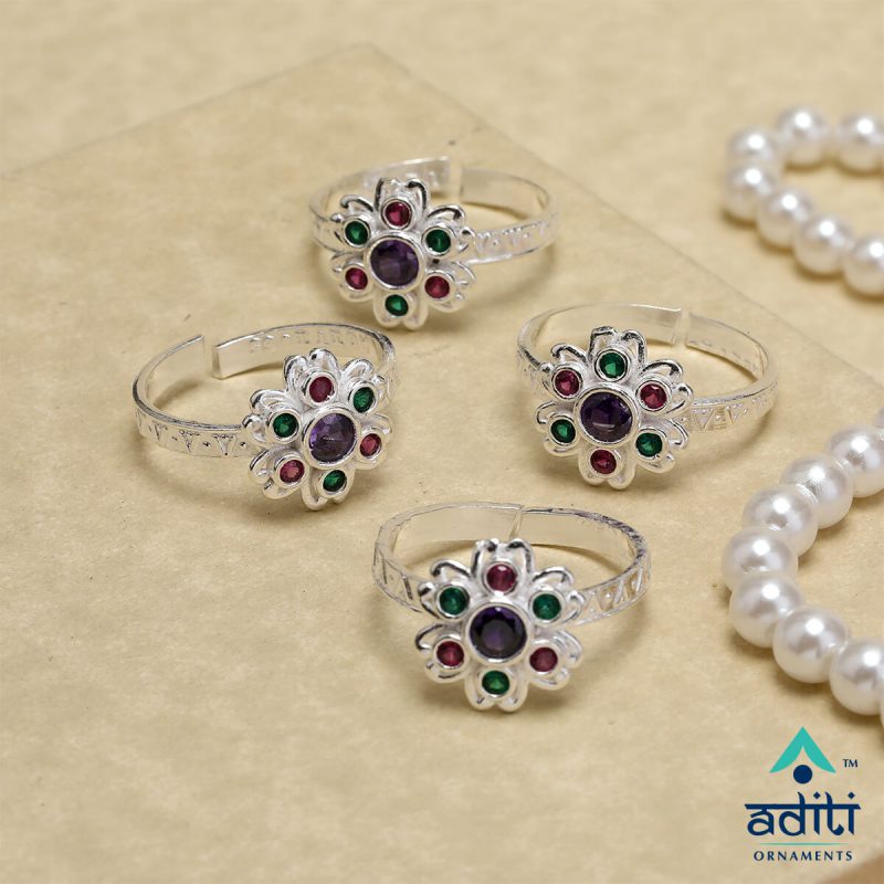 Fancy Micro Bichiya, Silver Bichiya, Aditi Ornaments