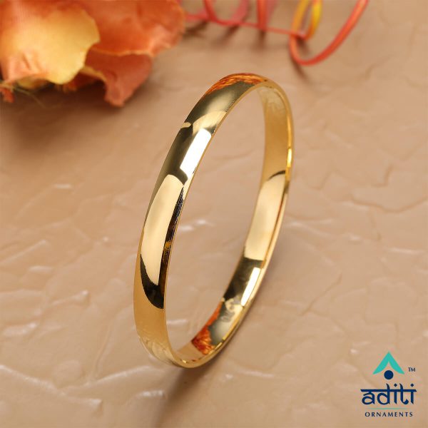 Gents Gold Plated Kada, Silver Kada, Gents Kada, Aditi Ornaments