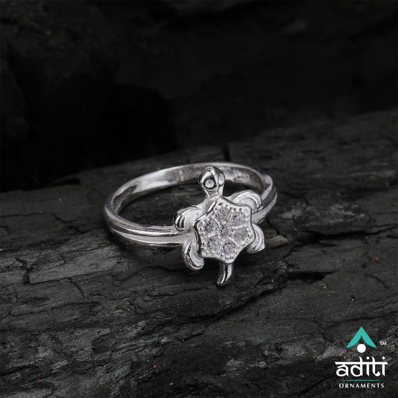 Kachua Rings, Silver Kachua Rings, Silver Rings, Aditi Ornaments