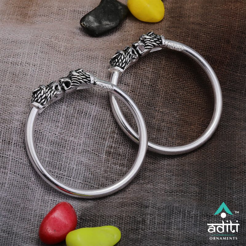 Sinhmora Baccha Kadli Manufacturer, Wholesaler, Exporter, Baccha Kadli, Silver Kadli, Aditi Ornaments