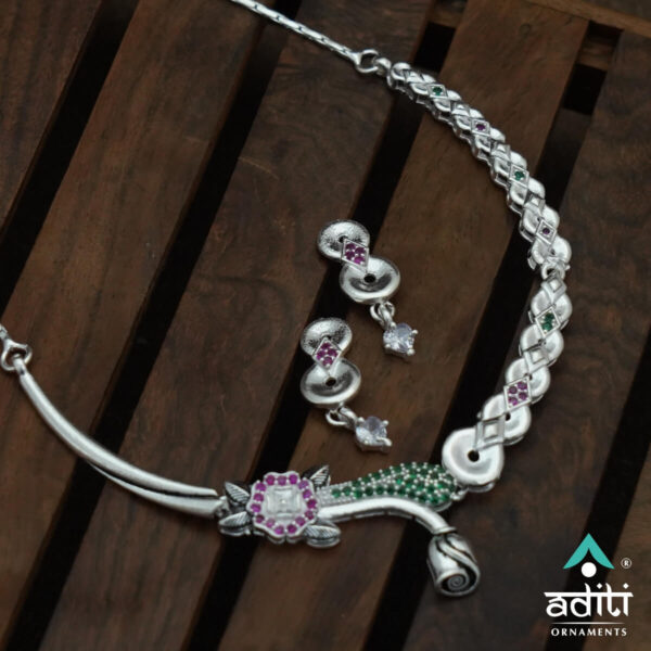 Silver Necklace Aditi Ornaments